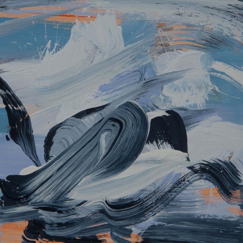 014 ' Rush' Oil On Board 30 X 24 Cm