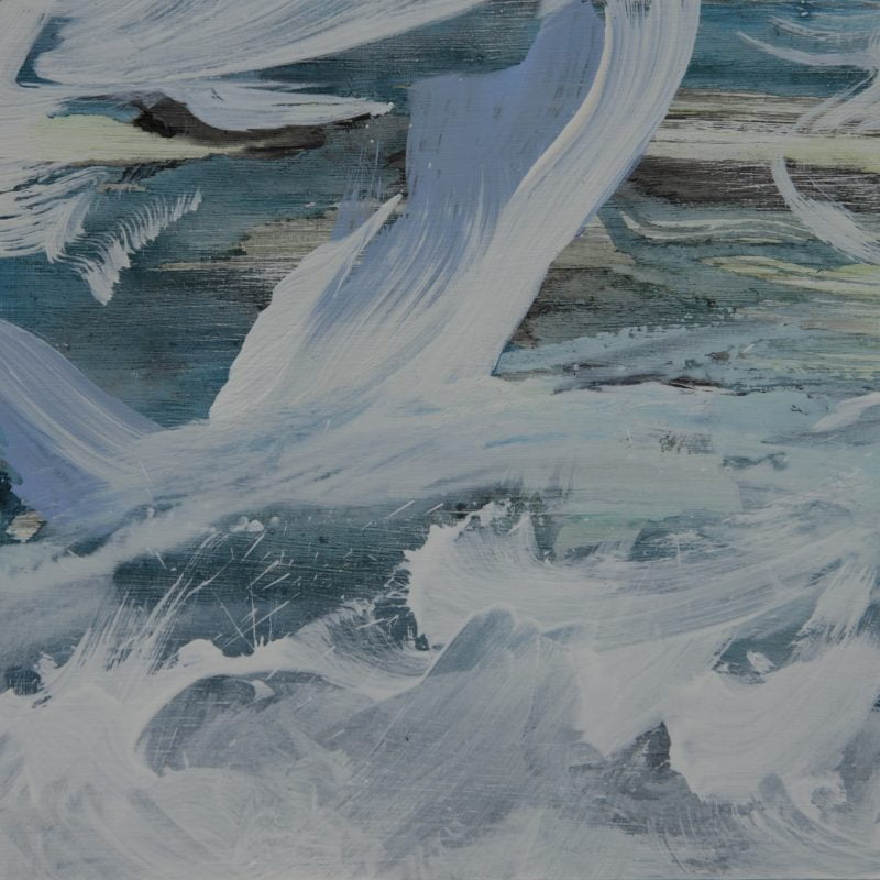 015 'Tidal Flght' Oil On Board 30 X 24 Cm