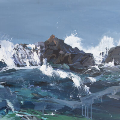 Alison Critchlow Artist Flood Tide Outer Hebrides Sea Painting