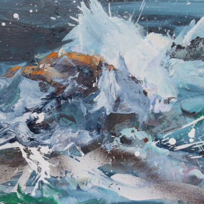 Alison Critchlow Artist Mangersta Sea Abstract Landscape Painting