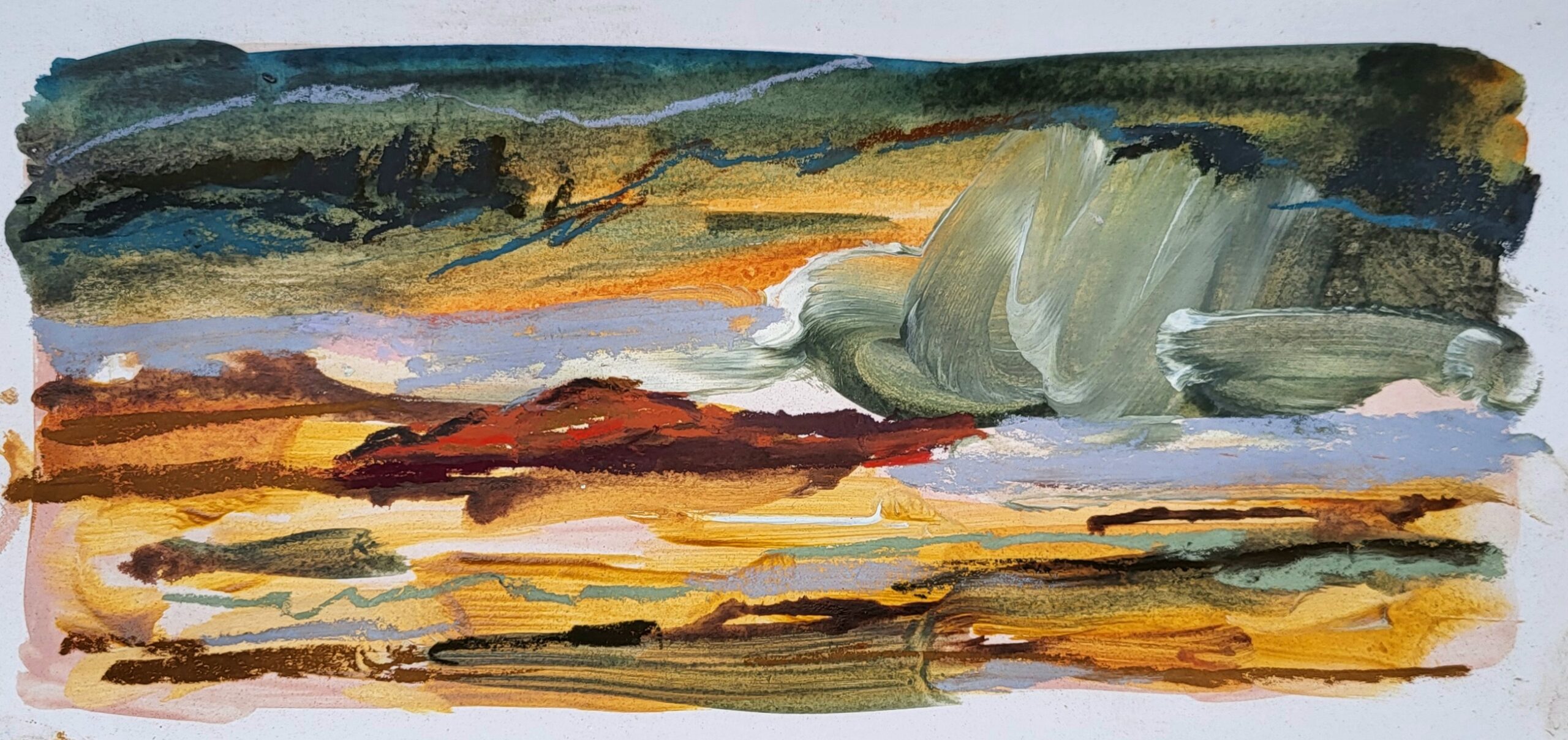 Winter Drawing #3, January 2026, Alison Critchlow