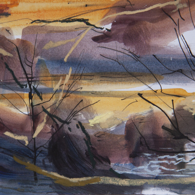 Alison Critchlow Drawing 3 This Place Beyond The Water 2024 Haweswater